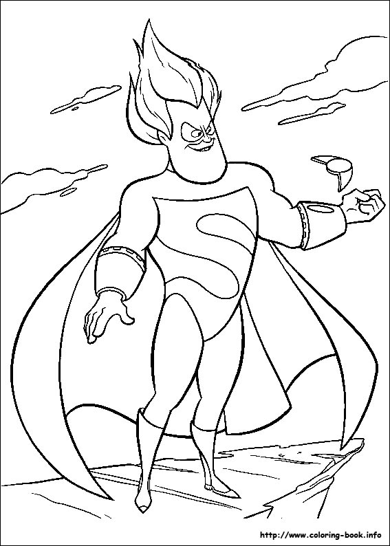 The Incredibles coloring picture